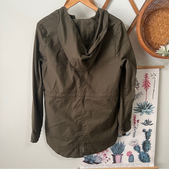 Army Green Lucky Brand Utility Jacket Medium - Picture 3 of 3